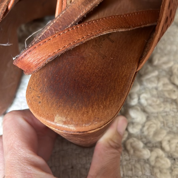 FREE PEOPLE Leather Clogs - Picture 6 of 10